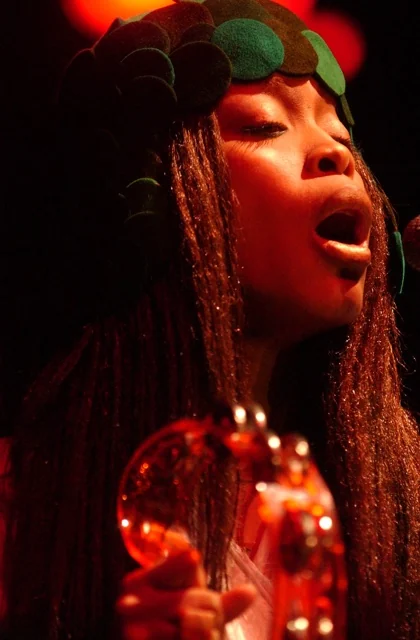 Erykah Badu — live concert photography at Egyptian Room at the Murat Centre by Adam Yale